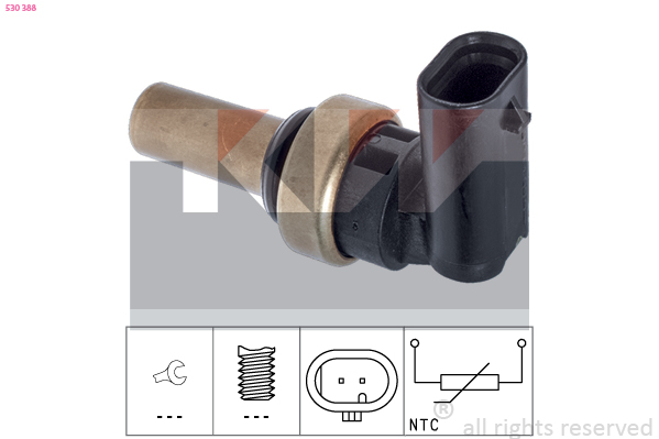 Senzor,temperatura lichid de racire 530 388 KW